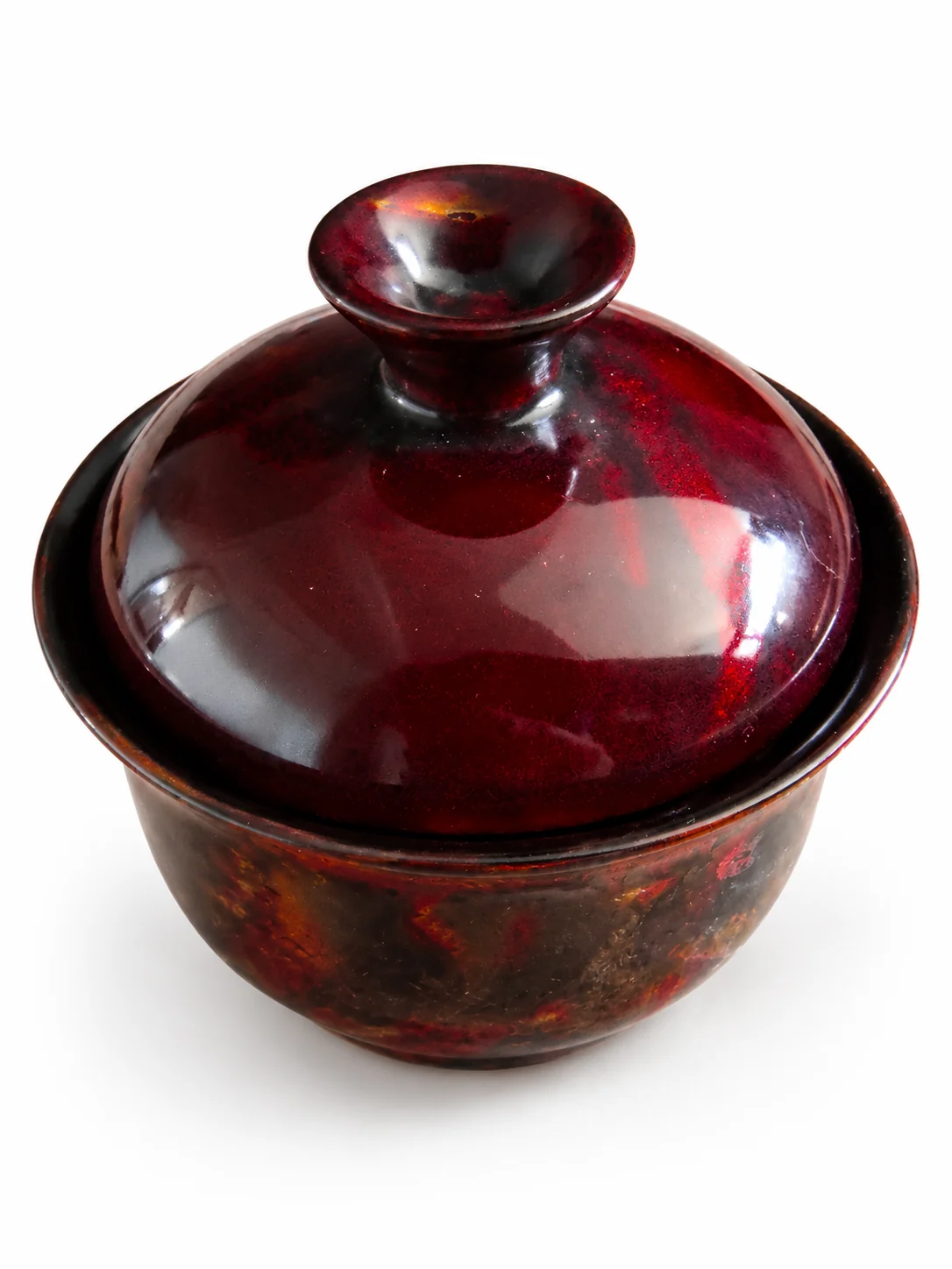 Three-Piece Lidded Tea Bowl