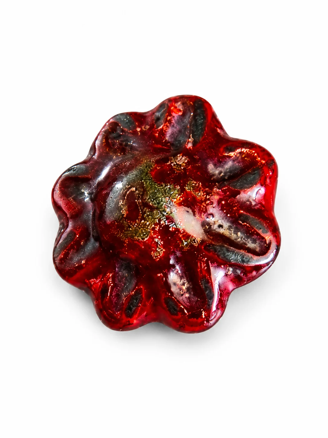 Little Red Flower Brooch